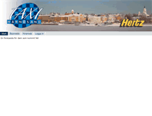 Tablet Screenshot of harnosand.extranet.taxisystem.se