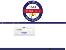 Tablet Screenshot of hany.extranet.taxisystem.se